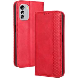 Mobigear Sensation Nokia G60 5G Hoesje Bookcase Portemonnee - Rood