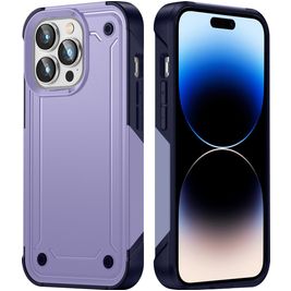 Mobigear Slim Armor iPhone 14 Pro Hoesje Hardcase Backcover Shockproof - Paars