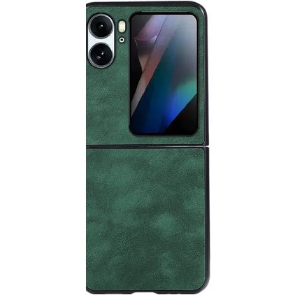 Mobigear Excellent OPPO Find N2 Flip Hoesje Hardcase Backcover - Groen