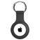 Xccess Keychain Apple AirTag Hoesje Flexibel Siliconen Sleutelhanger - Zwart