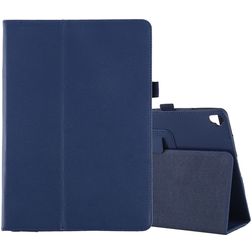 Mobigear Classic iPad 8 (2020) Hoes Bookcase + Stylus Houder - Donkerblauw