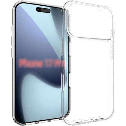 Mobigear Basics Doorzichtig iPhone 18 Pro Hoesje Flexibel TPU Backcover - Transparant