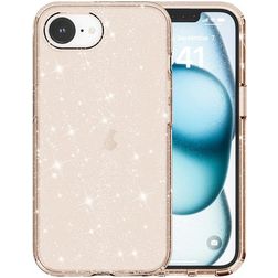 Mobigear Crystal Glitter iPhone 17e Hoesje Hardcase Backcover - Goud