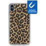 My Style Magneta iPhone XS Max Hoesje Flexibel TPU Backcover - Leopard