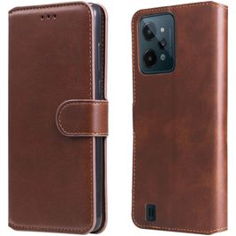 Mobigear Wallet Realme C31 Hoesje Bookcase Portemonnee - Bruin