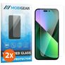 Mobigear iPhone 14 Glazen Screenprotector - Case Friendly (2-Pack)