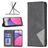 Mobigear Rhombus Slim Samsung Galaxy A33 Hoesje Bookcase - Zwart