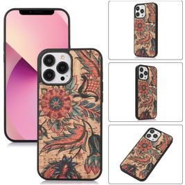 Mobigear Cork iPhone 14 Plus Hoesje Flexibel TPU Backcover - Model 1