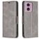 Mobigear Excellent Motorola Moto G04 Hoesje Bookcase Portemonnee - Grijs