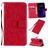 Mobigear Sunflower iPhone 11 Hoesje Bookcase Portemonnee - Rood