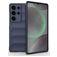 Mobigear Bumpy Samsung Galaxy S25 Ultra Hoesje Flexibel TPU Backcover - Donkerblauw