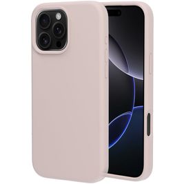 Mobiparts iPhone 16 Pro Max Siliconen Hoesje Backcover - Soft Salmon Mobiparts iPhone 16 Pro Max Siliconen Hoesje Backcover - Soft Salmon