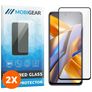 Mobigear Premium POCO M5s Glazen Screenprotector - Case Friendly - Zwart (2-Pack)