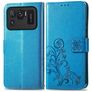 Mobigear Clover Xiaomi Mi 11 Ultra Hoesje Bookcase Portemonnee - Blauw