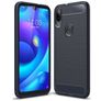 Mobigear Brushed Slim Xiaomi Mi Play Hoesje Flexibel TPU Backcover - Marineblauw