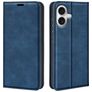 Mobigear Retro Slim iPhone 17 Hoesje Bookcase Portemonnee - Donkerblauw