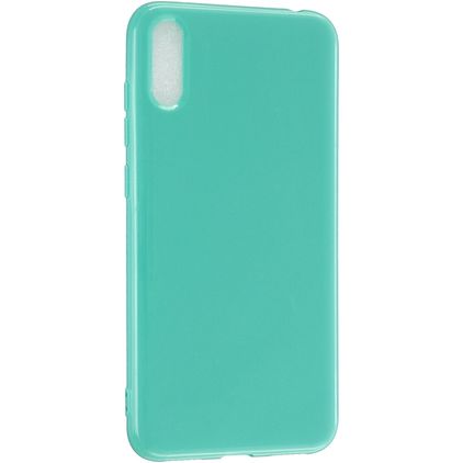 Mobigear Colors Huawei Y7 Pro (2019) Hoesje Flexibel TPU Backcover - Turquoise