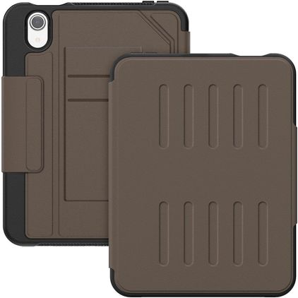 Mobigear Magnetic Folio iPad Mini 7 (2024) Hoes Bookcase + Stylus Houder - Bruin