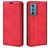 Mobigear Retro Slim Motorola Edge 30 Hoesje Bookcase Portemonnee - Rood