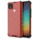 Mobigear Honeycomb Xiaomi Redmi 9C Hoesje Hardcase Backcover Shockproof - Rood