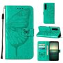 Mobigear Butterfly Sony Xperia 1 IV Hoesje Bookcase Portemonnee - Groen