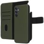Mobiparts Samsung Galaxy A15 Hoesje Echt Leer Uitneembare 2in1 Bookcase Portemonnee - Groen