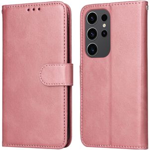 Mobigear Wallet Samsung Galaxy S24 Ultra Hoesje Bookcase Portemonnee - Roségoud