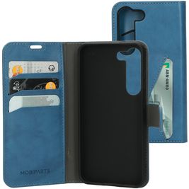 Mobiparts Classic Wallet Samsung Galaxy S23 Hoesje Bookcase Portemonnee - Steel Blue