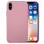 Mobigear Rubber Touch iPhone XS Siliconen Hoesje Backcover - Roze