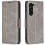 Mobigear Excellent Samsung Galaxy S25 Plus Hoesje Bookcase Portemonnee - Grijs