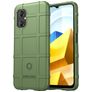 Mobigear Rugged Shield POCO M5 Hoesje Flexibel TPU Backcover Shockproof - Groen