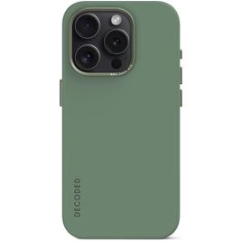 Decoded iPhone 15 Pro Siliconen Hoesje Backcover - Sage Leaf