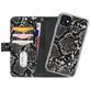 Mobilize Magnet Zipper iPhone 12 Mini Hoesje Uitneembare 2in1 Bookcase Portemonnee - Zwart