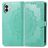 Mobigear Mandala Nothing Phone (2) Hoesje Bookcase Portemonnee - Groen