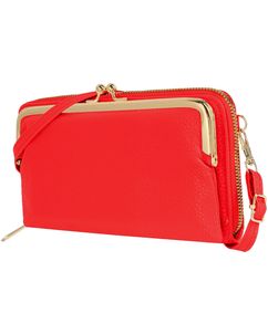 Antonio Fonzo Crossbody Clutch Snap Telefoontasje - Large - Rood