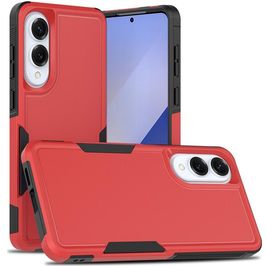 Mobigear Heavy Armor Samsung Galaxy S25 Edge Hoesje Hardcase Backcover Shockproof - Rood