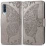 Mobigear Butterfly Samsung Galaxy A50 Hoesje Bookcase Portemonnee - Grijs