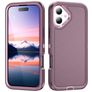 Mobigear Rugged iPhone 17 Hoesje Hardcase Backcover Shockproof - Paars