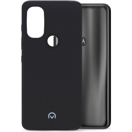 Mobilize Rubber Gelly Motorola Moto G71 5G Hoesje Flexibel TPU Backcover - Matt Black