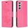 Mobigear Butterfly Samsung Galaxy S24 Hoesje Bookcase Portemonnee - Rood