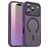 Mobigear Shockproof iPhone 17 Pro MagSafe Hoesje Hardcase Backcover - Crystal Purple