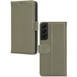 Mobilize Premium Gelly Wallet Samsung Galaxy S22 Hoesje Bookcase Portemonnee - Groen