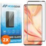 Mobigear Curved OPPO Find X2 Pro Glazen Screenprotector - Case Friendly - Zwart (2-Pack)