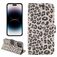 Mobigear Leopard iPhone 14 Pro Hoesje Bookcase Portemonnee - Bruin