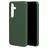 Mobiparts Samsung Galaxy S25 Siliconen Hoesje Backcover - Forest Green