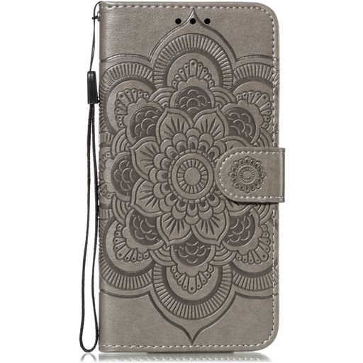 Mobigear Mandala iPhone 11 Pro Hoesje Bookcase Portemonnee - Grijs