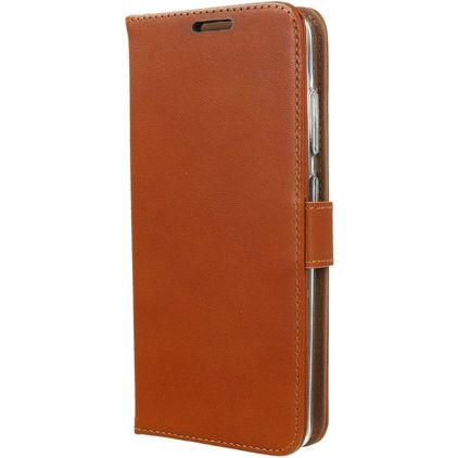 Valenta Classic Samsung Galaxy S20 Plus Hoesje Echt Leer Bookcase Portemonnee - Cognac