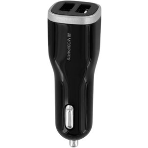 Mobiparts Dual USB Autolader 5A - Zwart