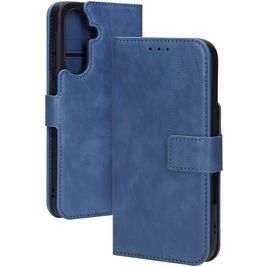 Mobiparts Classic Wallet Samsung Galaxy A36 MagSafe Hoesje Bookcase - Steel Blue