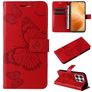 Mobigear Butterfly Xiaomi 14T Pro Hoesje Bookcase Portemonnee - Rood